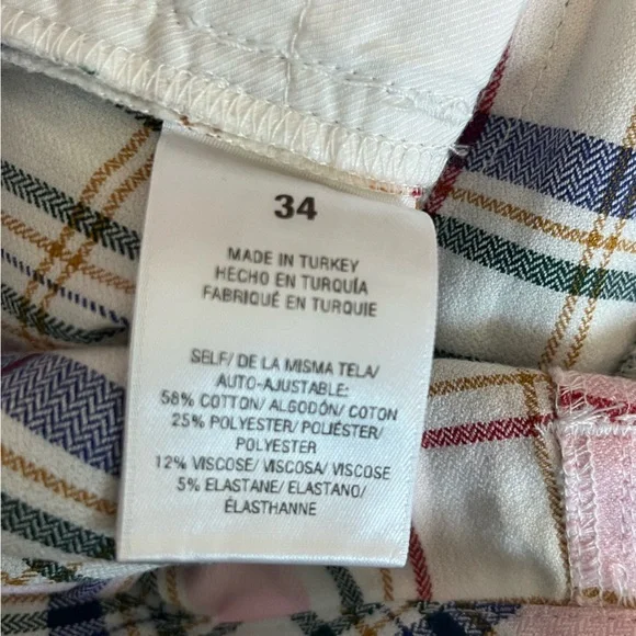 Favorite Daughter Plaid Pants in Pink, Blue, and White 34 - Picture 12 of 16